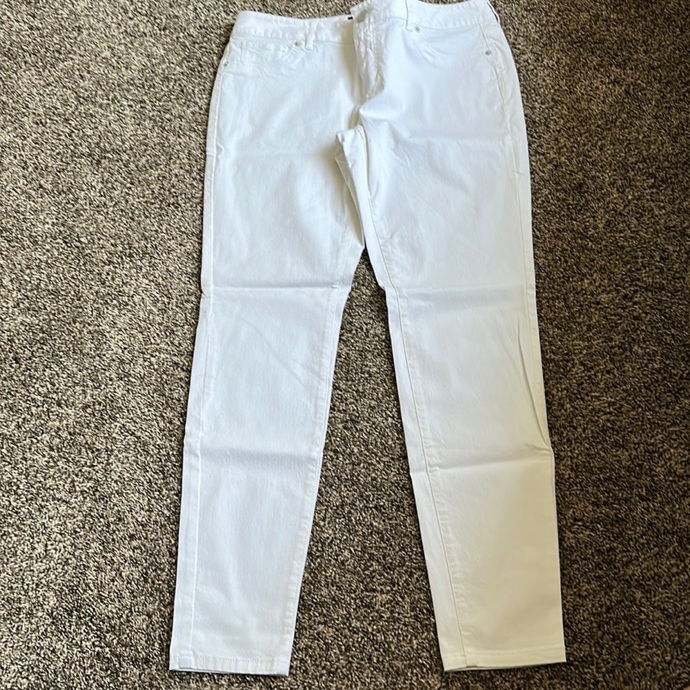 Women’s The Limited Size 10 Exact Stretch White Skinny Pants